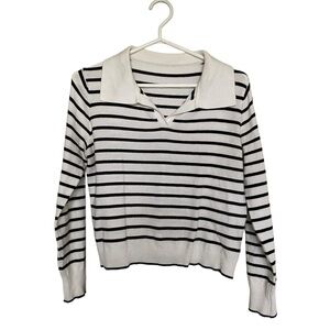 Striped Knit Polo